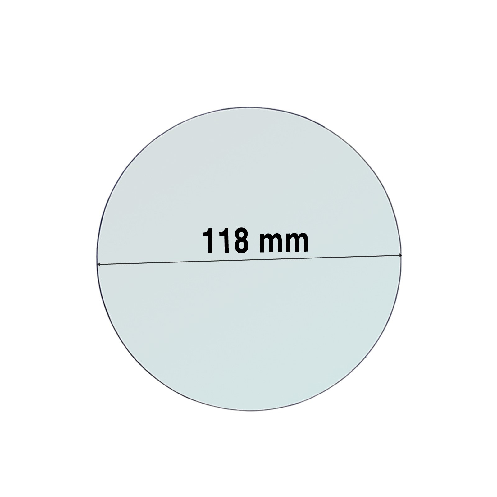 Vetro Specchio Retrovisore SX Compatibile Per Moto Honda Transalp (DIAM-118)