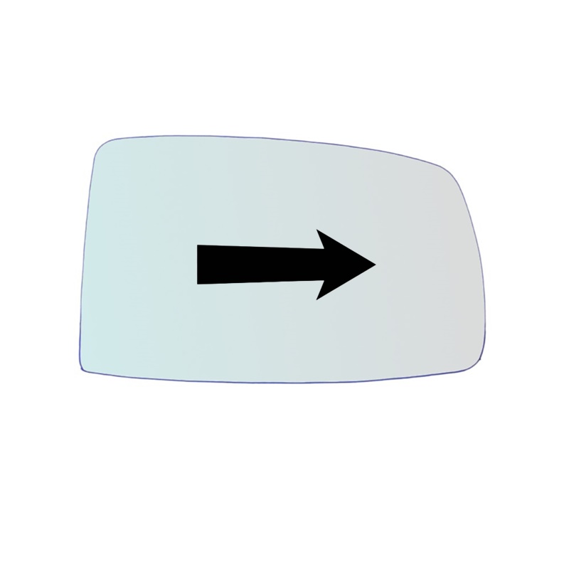 Vetro Specchio Asferico Lato DX-Passeggero Art-P607-RS