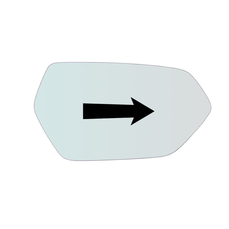 Vetro Specchio Retrovisore Lato DX-Passeggero Per Cupra Formentor (KM7) dal 2020>