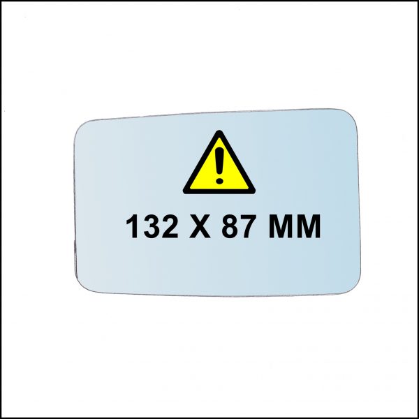 Vetro Specchio Retrovisore Lato DX Compatibile Per Autobianchi A112