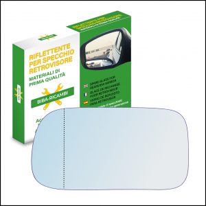 Vetro Specchio Retrovisore Asferico Lato SX Compatibile Per Nissan Primera II (P11) Dal 1996>