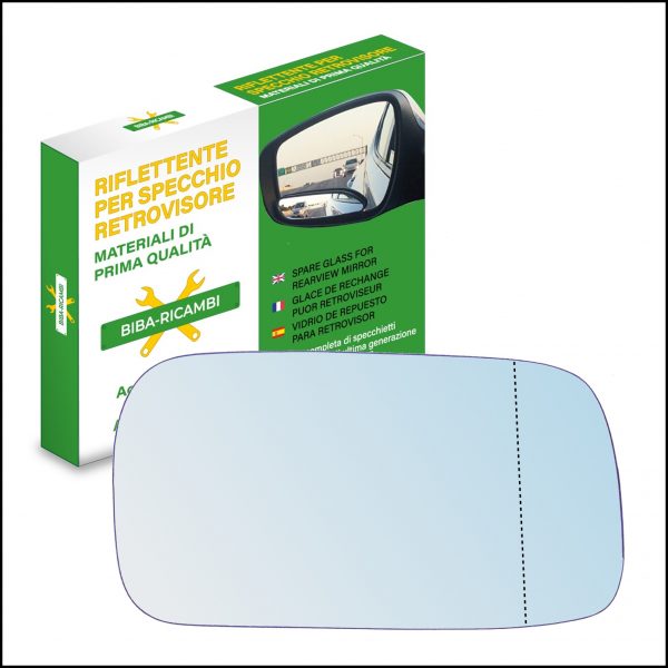 Vetro Specchio Retrovisore Asferico Lato DX Compatibile Per Nissan Almera dal 1995-2000