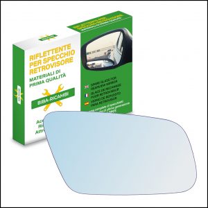 Vetro Specchio Retrovisore Azzurrato DX Compatibile Per Audi A3 (8L1) Restyling