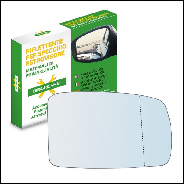 Vetro Specchio Retrovisore Asferico Lato DX-Passeggero Compatibile Per Peugeot 205 GTI