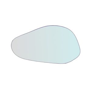 Vetro Specchietto Esterno Lato DX Compatibile Con Aprilia RSV 1000