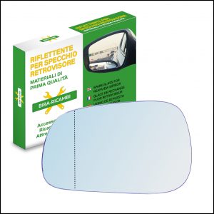Vetro Specchio Retrovisore Asferico Lato SX Compatibile Per Renault Safrane dal 1992-2000