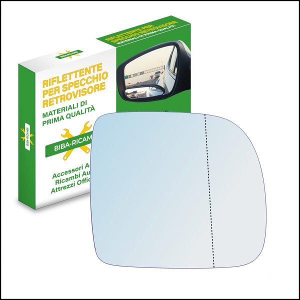 Vetro Specchio Retrovisore Asferico Lato DX Compatibile Per Renault Kangoo Dal 1997-2003