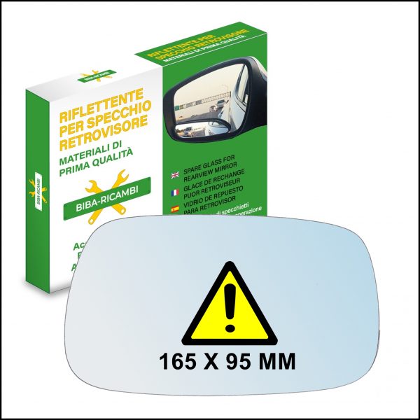 Vetro Specchio Retrovisore Lato SX Compatibile Per Seat Ibiza dal 1991-1993