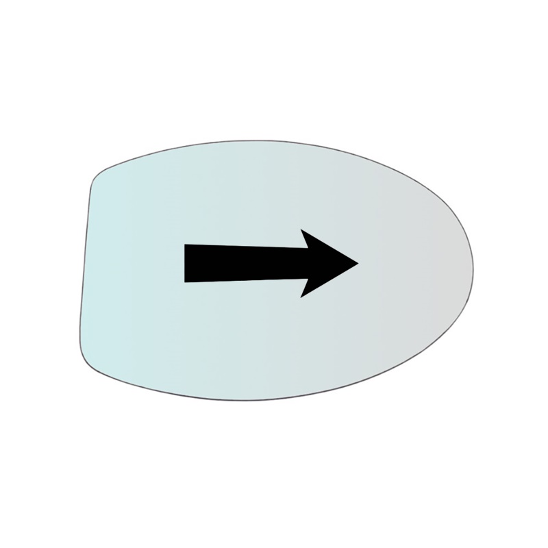 Vetro Specchio Retrovisore Lato Passeggero Per MicroCar Due | M.Go