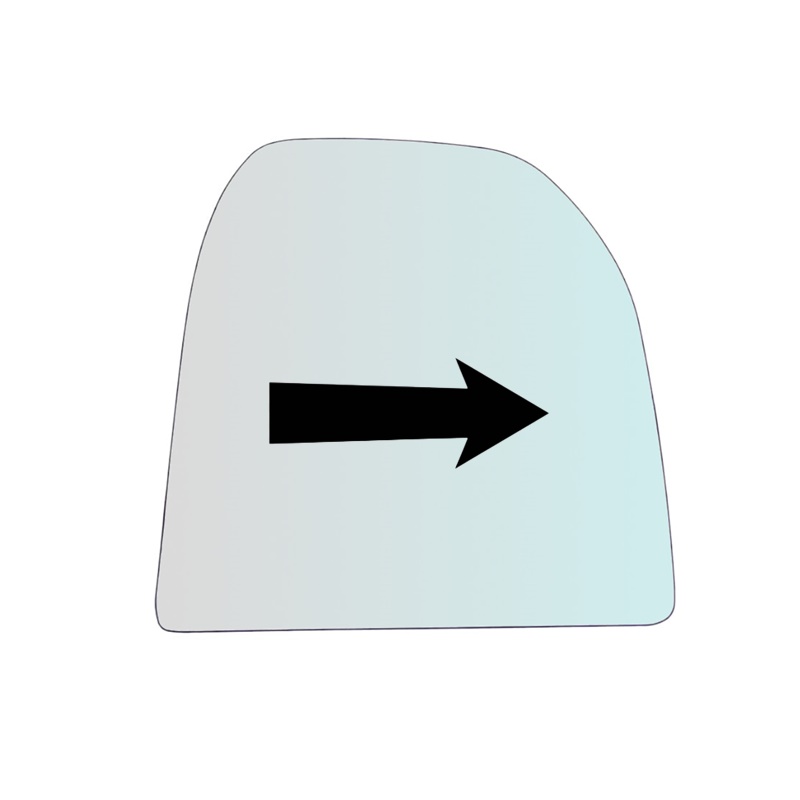 Vetro Specchio Retrovisore Lato DX-Passeggero Per Ford Transit CUSTOM dal 2023>