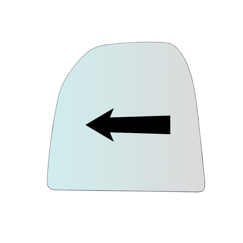 Vetro Specchio Retrovisore Lato SX-Guidatore Per Ford Transit CUSTOM dal 2023>