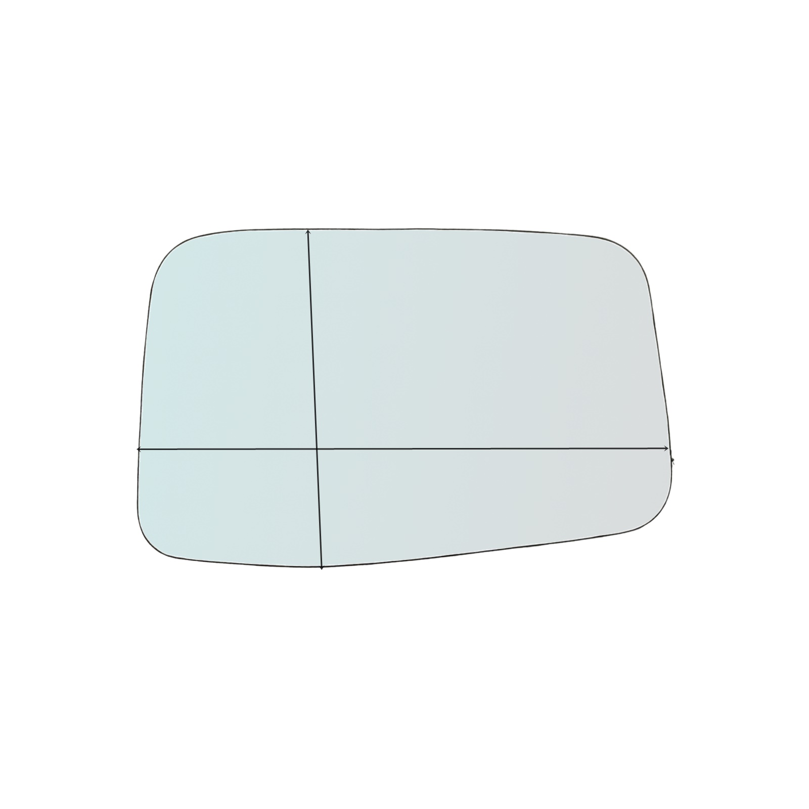 Vetro Specchio Retrovisore Lato DX-Passeggero Per Honda CR-Z dal 2010-2016