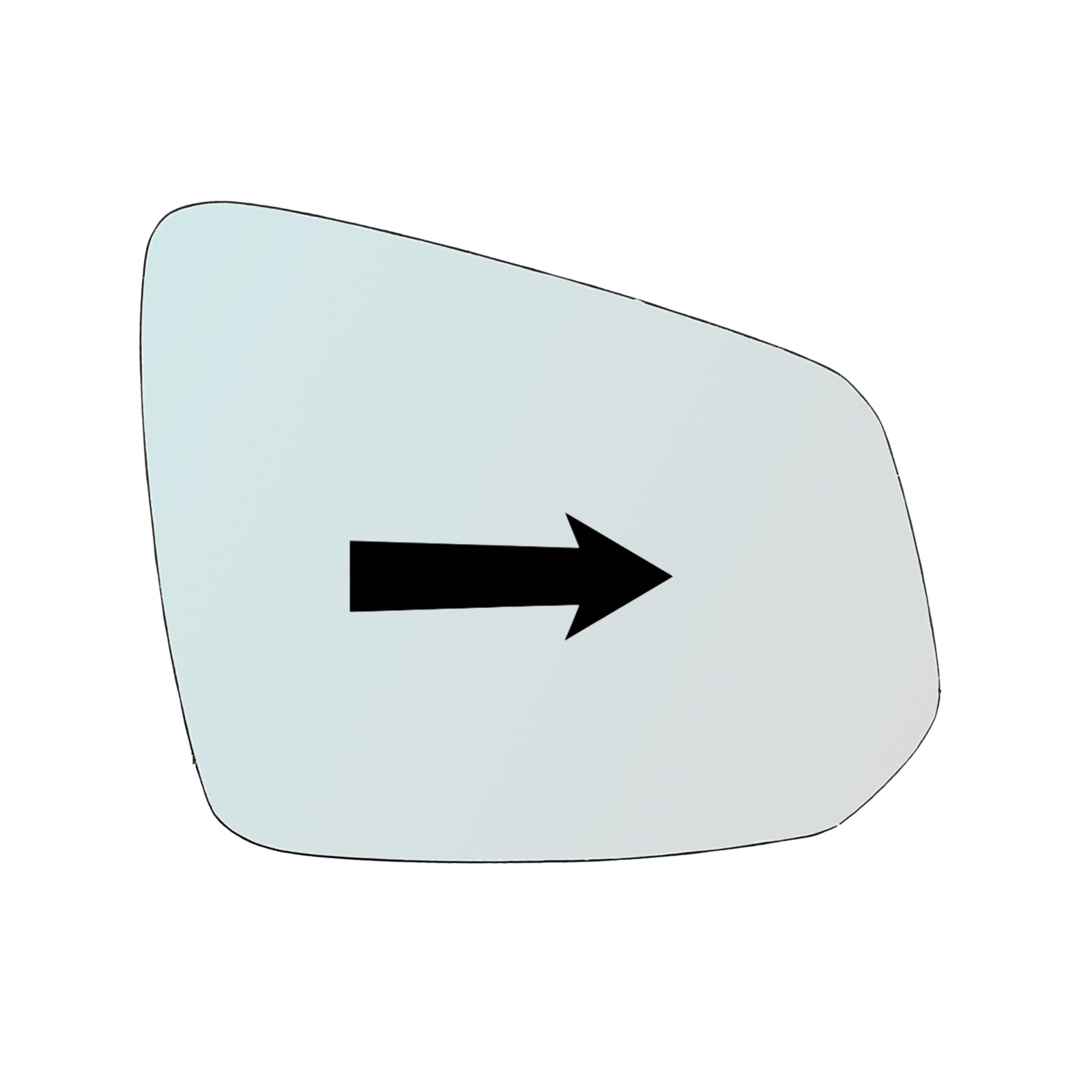 Vetro Specchio Retrovisore Lato Passeggero Per Ford Transit Courier dal 2024>