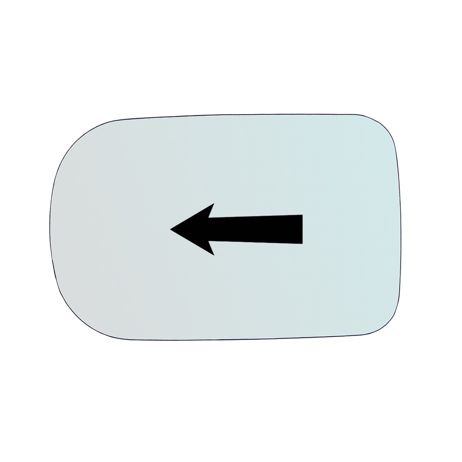 Vetro Specchio Retrovisore Lato Guidatore Per Jaguar S-Type dal 2002-2004