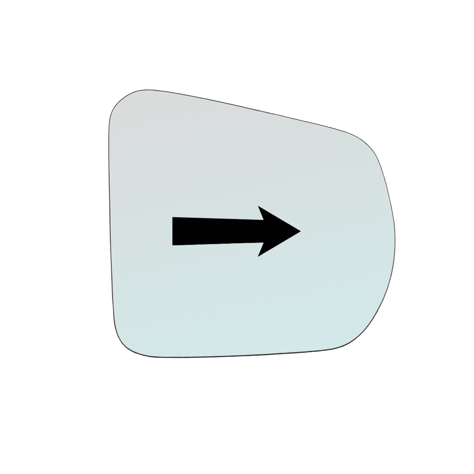 Vetro Specchio Retrovisore DX Compatibile Per Moto Honda Pacific 850 dal 1994>