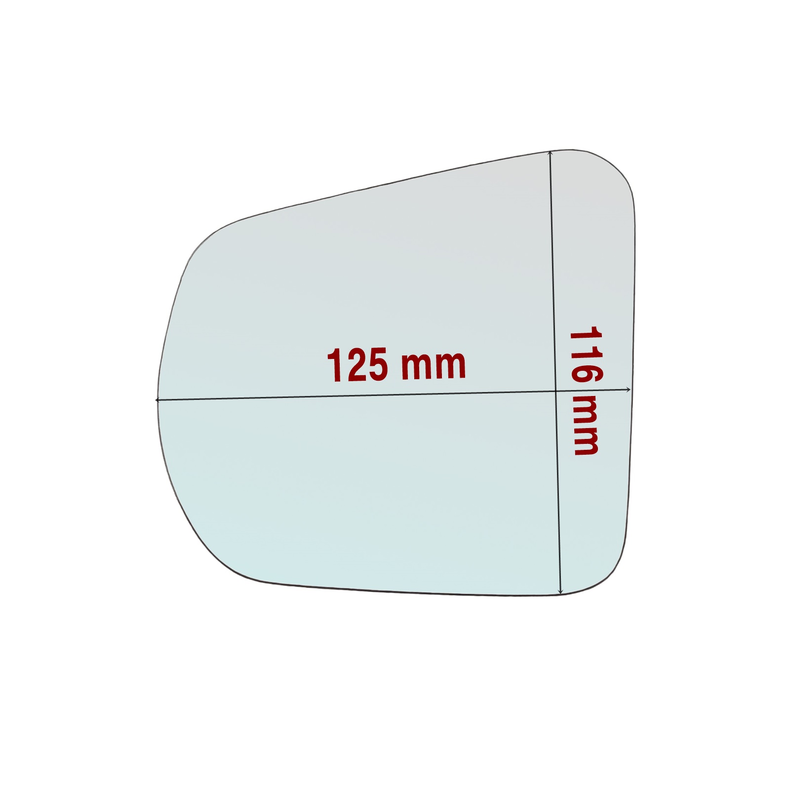 Vetro Specchio Retrovisore DX Compatibile Per Moto Honda Pacific 850 dal 1994>