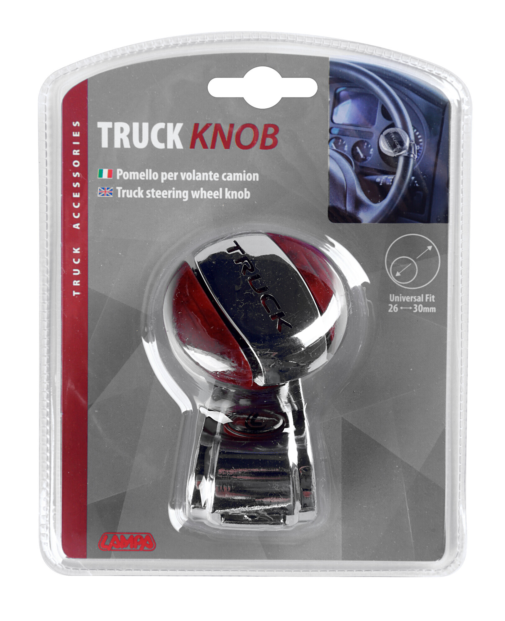 POMELLO PER VOLANTE CAMION 30 MM TRUCK