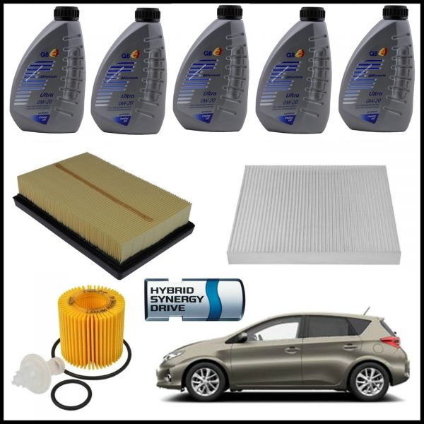 Kit Tagliando Olio | Filtri Per Toyota Auris II Hybrid 1.800 73kw/99cv dal 2012>