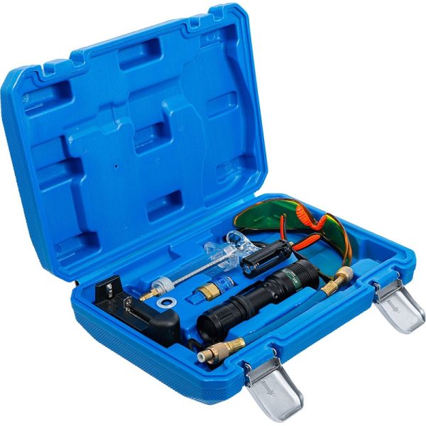 SET TORCIA UV A BATTERIA CON ACCESSORI PER RILEVARE PERDITE ART.BGS3710