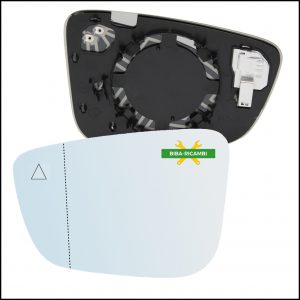 Piastra Specchio Retrovisore Blind Spot Lato Sx-Guidatore Per Bmw Serie 5 (G30,G31) 2016-2019