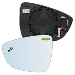 Piastra Specchio BLIND SPOT Termica Lato Sx-Guidatore Per Ford Focus IV dal 2018>