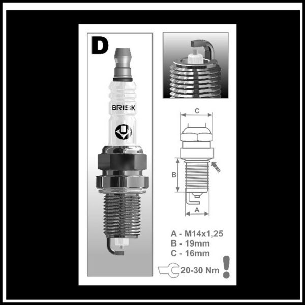 Candela Kit 4 Candele Gpl Metano Brisk Silver DR15YS-9