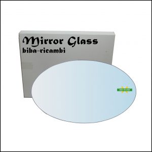 Vetro Specchio Retrovisore Cromato Lato Dx-Passeggero Per Mini Cooper (R50,R52,R53) dal 2001>2008