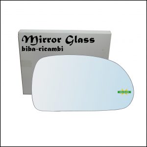 Vetro Specchio Retrovisore Cromato Lato Dx-Passeggero Per Hyundai Elantra I (XD) dal 2000-2006