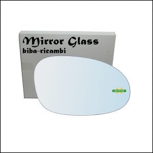 Vetro Specchio Retrovisore Cromato Lato Dx-Passeggero Per MicroCar Bellier Jade