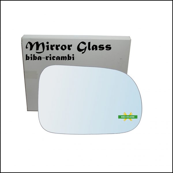 Vetro Specchio Retrovisore Cromato Lato Dx-Passeggero Per Suzuki Swift II (EA) solo dal 2003-2005