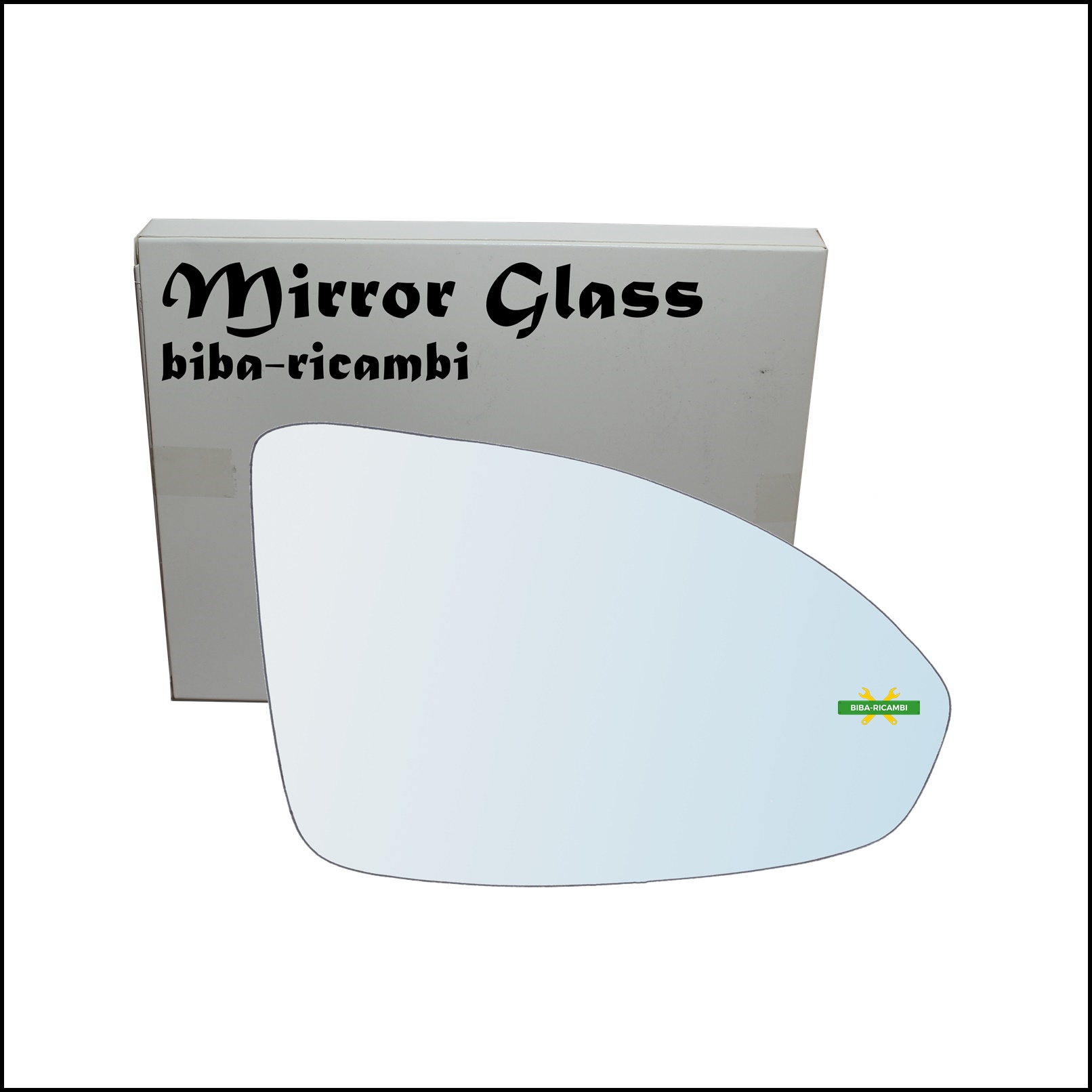 Vetro Specchio Retrovisore Cromato Lato Dx-Passeggero Per Chevrolet Cruze (J300) - Foto 1 di 1