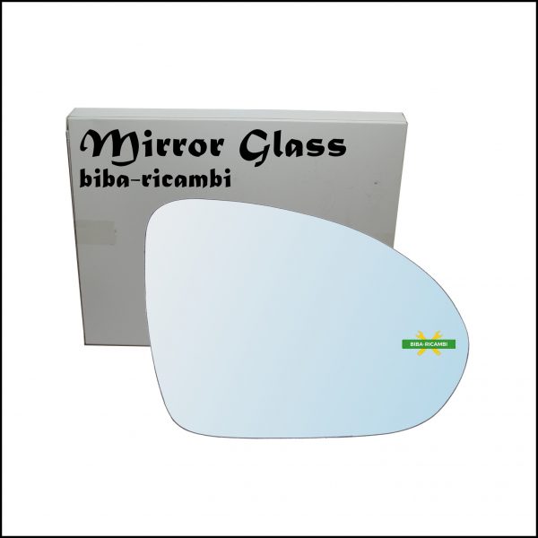 Vetro Specchio Retrovisore Cromato Lato Dx-Passeggero Per Smart ForFour I (454) dal 2004-2006