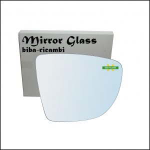 Vetro Specchio Retrovisore Cromato Lato Dx-Passeggero Per Nissan Micra V (K14) dal 2016>