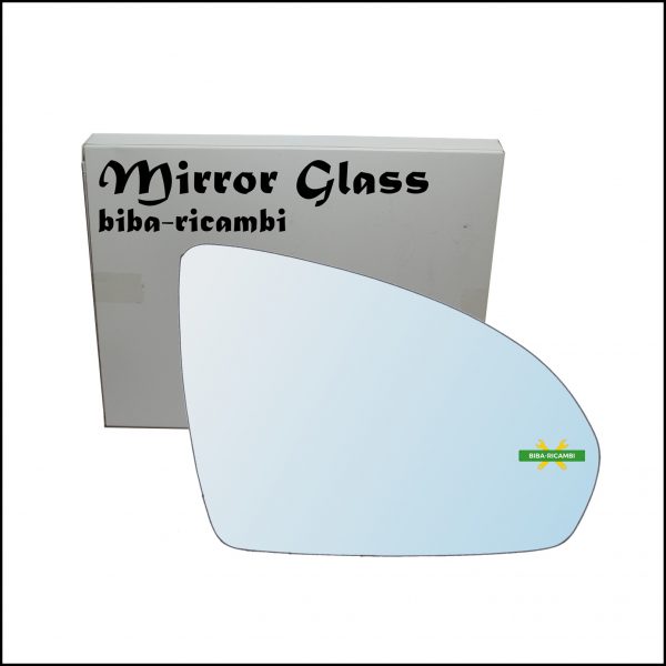 Vetro Specchio Retrovisore Cromato Lato Dx-Passeggero Per Smart ForTwo II (451) dal 2007>