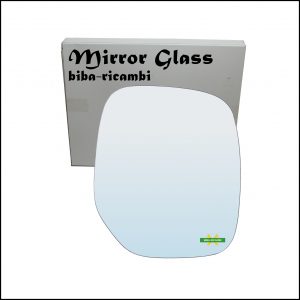 Vetro Specchio Retrovisore Cromato Lato Dx-Passeggero Per Peugeot Ranch dal 1996-2008