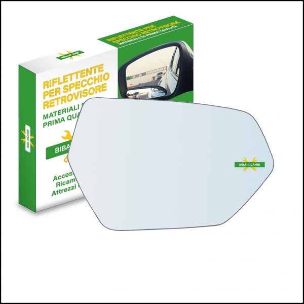 Vetro Specchio Retrovisore Cromato Lato Dx-Passeggero Per Seat Leon IV (KL) dal 2019>