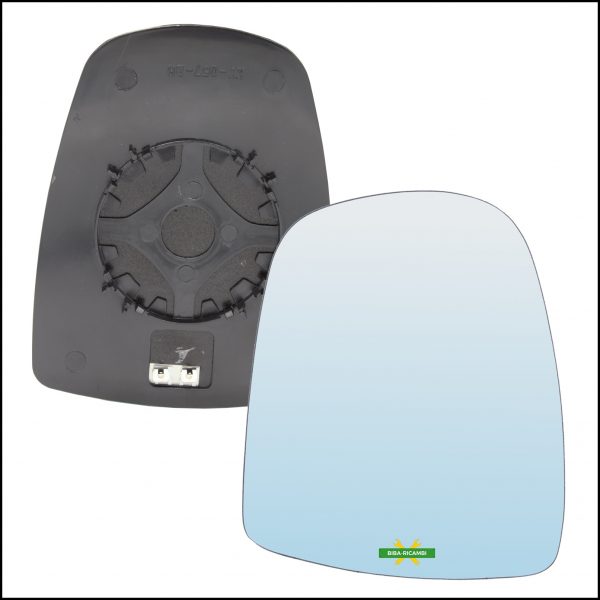 Piastra Specchio Retrovisore Termica Lato Dx-Passeggero Per Nissan Primastar (X83) dal 2002-2013