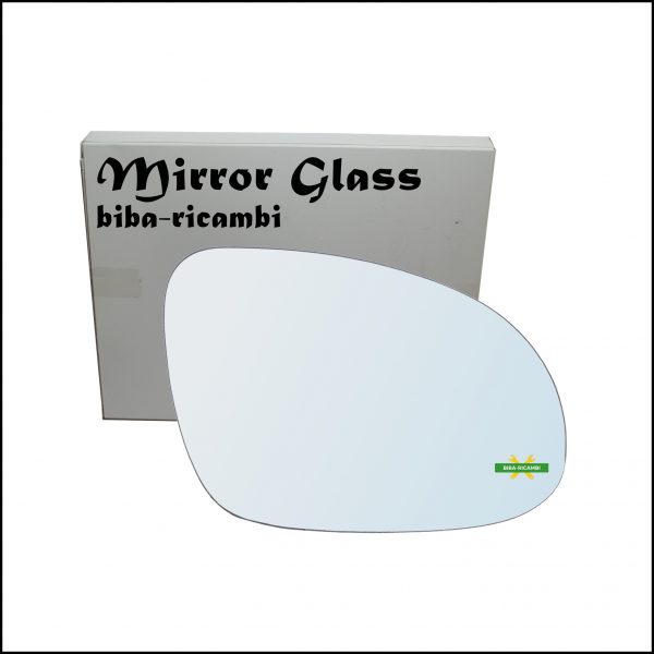 Vetro Specchio Retrovisore Cromato Lato Dx-Passeggero Per Skoda Superb I (3U4) solo dal 2006-2008