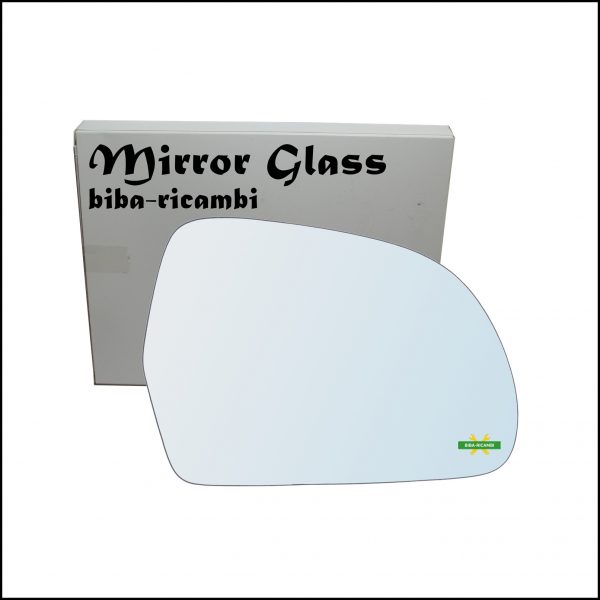 Vetro Specchio Retrovisore Cromato Lato Dx-Passeggero Per Skoda Superb II (3T) dal 2008-2015