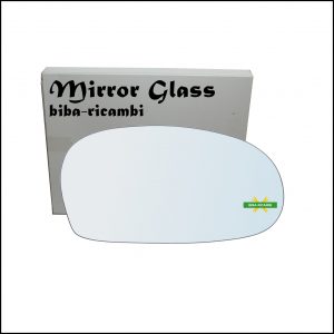 Vetro Specchio Retrovisore Cromato Lato Dx-Passeggero Per Kia Shuma I (FB) dal 1996-2001