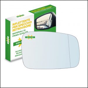 Vetro Specchio Retrovisore Asferico Lato Dx-Passeggero Per Kia Sorento I (JC) dal 2002-2009