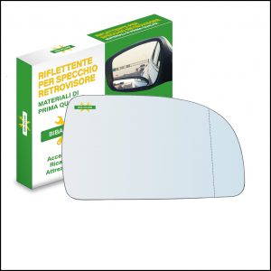 Vetro Specchio Retrovisore Asferico Lato Dx-Passeggero Per Kia Carens II (FJ) dal 2002-2006