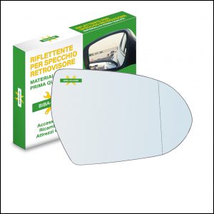 Vetro Specchio Retrovisore Asferico Lato Dx-Passeggero Per Kia Niro (DE) dal 2016>