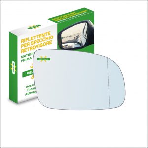 Vetro Specchio Retrovisore Cromato Asferico Lato Dx-Passeggero Per Opel Sintra (APV) dal 1996-1999