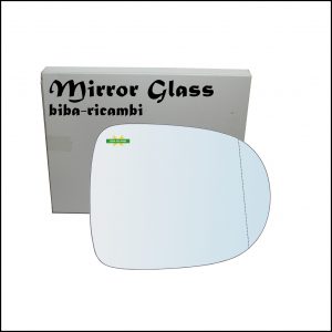 Vetro Specchio Retrovisore Asferico Lato DX Compatibile Per Daihatsu Cuore Top Dal 2007>