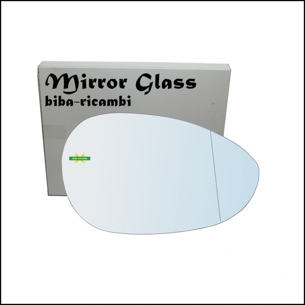 Vetro Specchio Retrovisore Cromato Asferico Lato Dx-Passeggero art.V238-RS