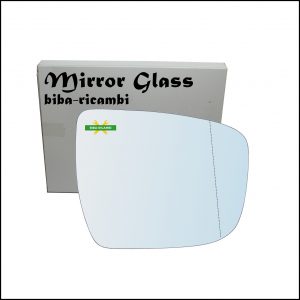 Vetro Specchio Retrovisore Cromato Asferico Lato Dx-Passeggero