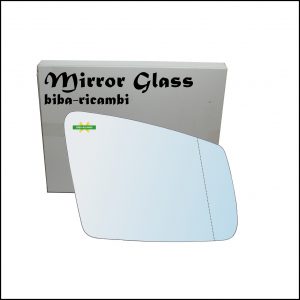 Vetro Specchio Retrovisore Cromato Asferico Lato Dx-Passeggero Per Bmw Serie 3 (F30,F31) dal 2011>