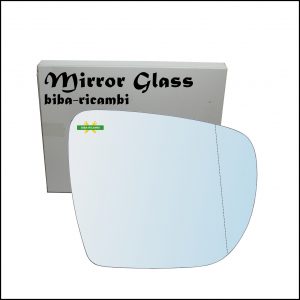 Vetro Specchio Retrovisore Cromato Asferico Lato Dx-Passeggero Per Hyundai ix35 (LM, EL, ELH) 2009>