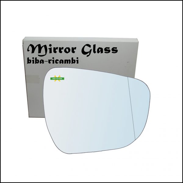 Vetro Specchio Retrovisore Asferico Lato Dx-Passeggero Per Suzuki Celerio (LF) dal 2014>